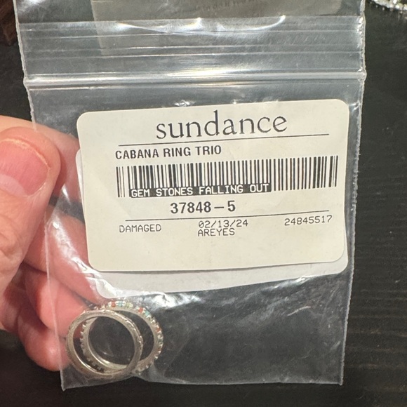 Silver Multicolor Inlay Ring - Picture 10 of 10